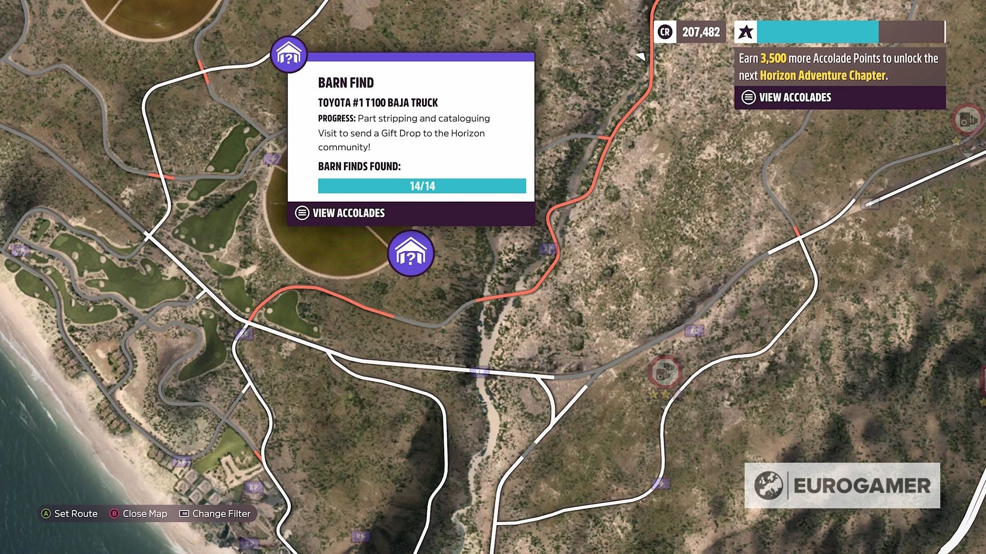 Forza Horizon 5 Barn Finds Map 